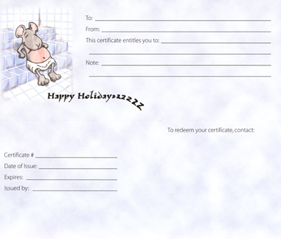 mouse gift certificate